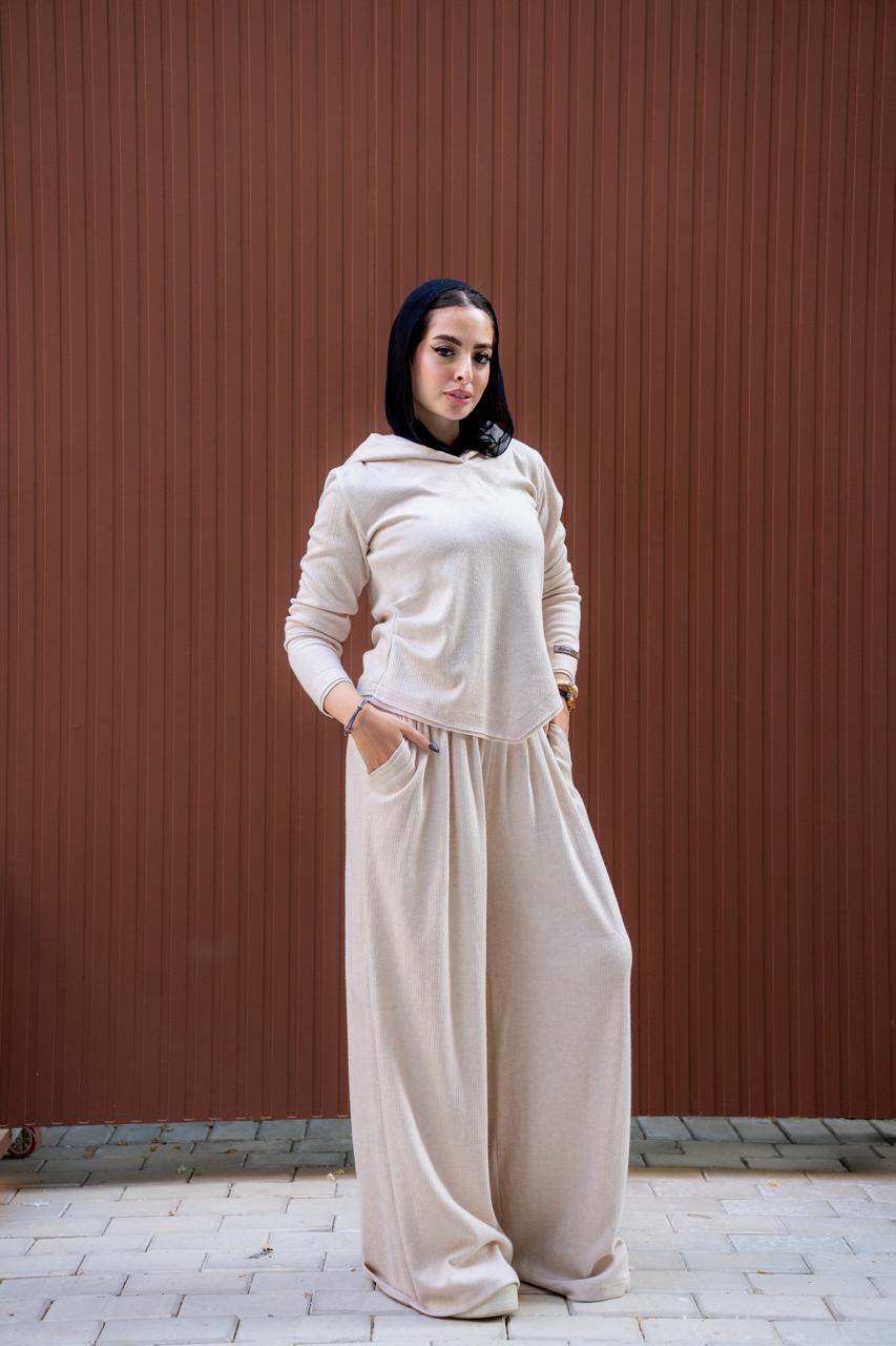 Winter Wool Knitted Wool Set