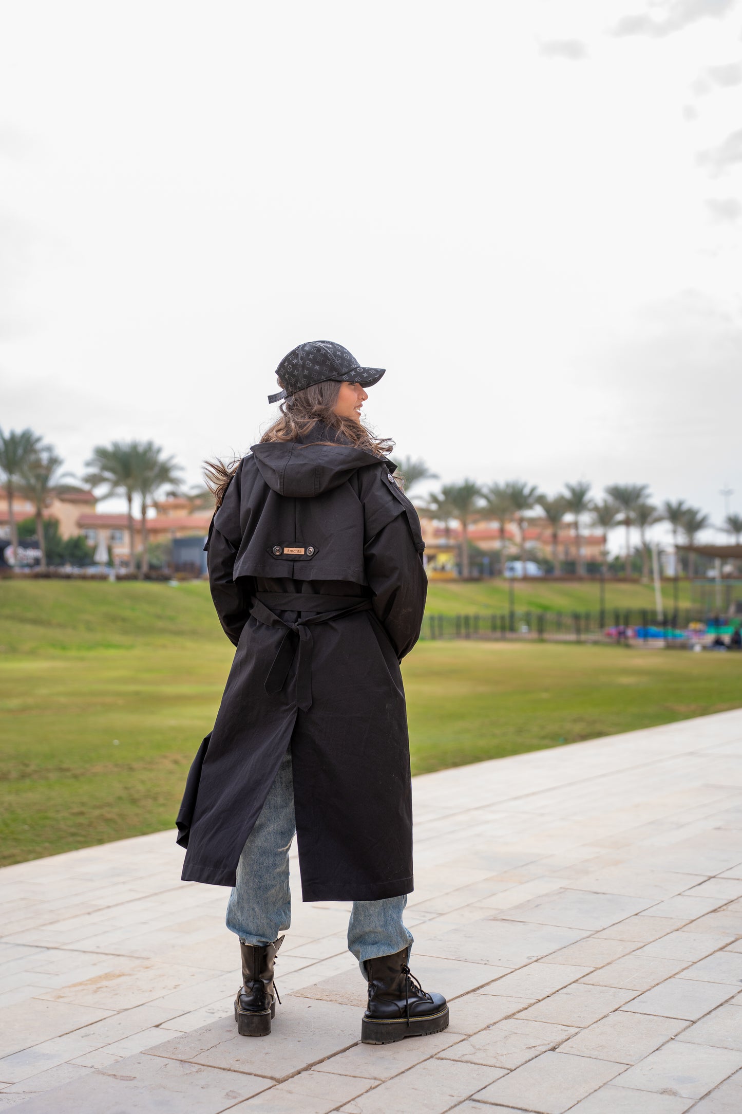 Gabardine Water Proof Trench Coat