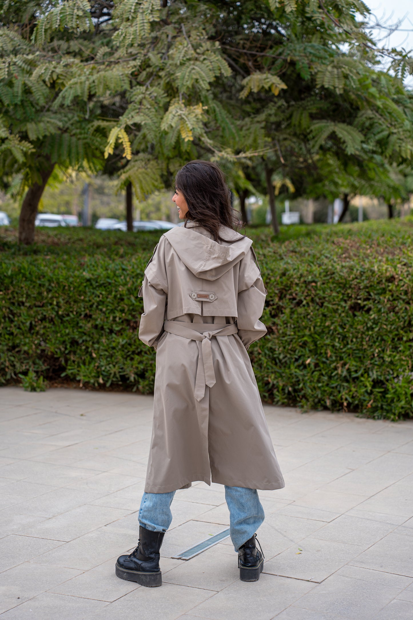 Gabardine Water Proof Trench Coat