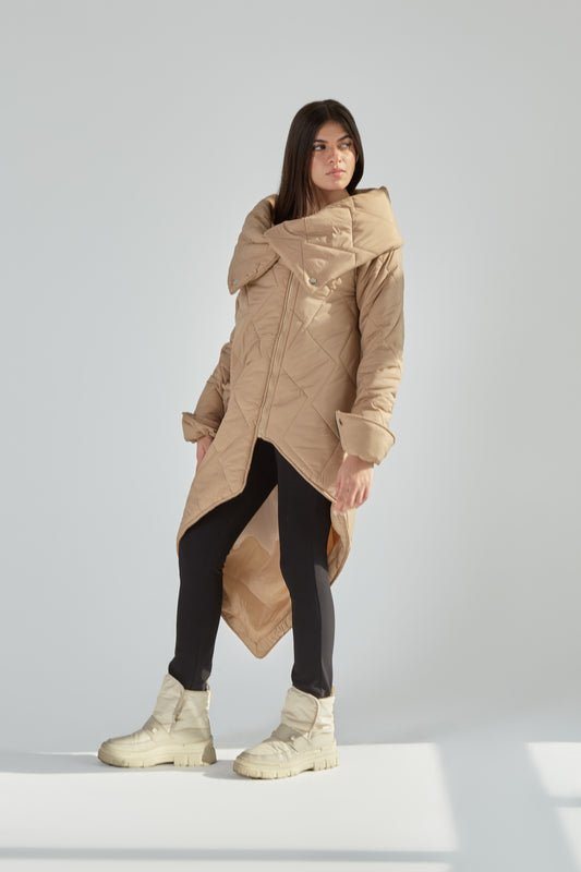 Asymmetric Puffer Jacket