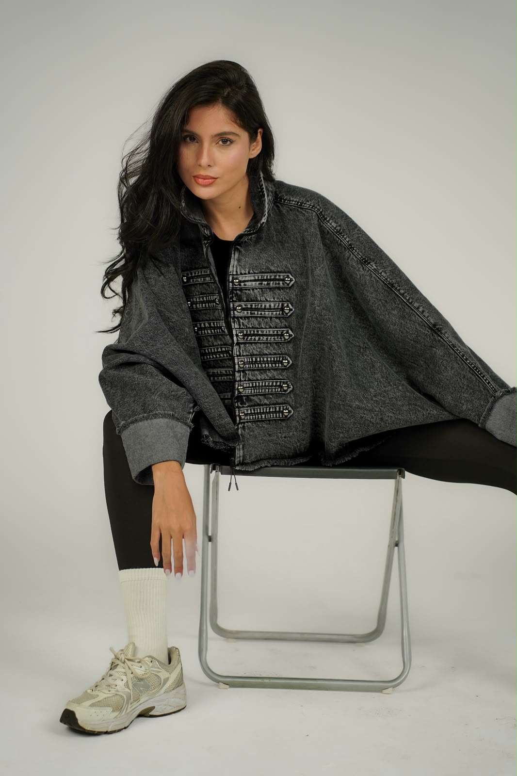 Napoleon Washed Grey Denim Jacket