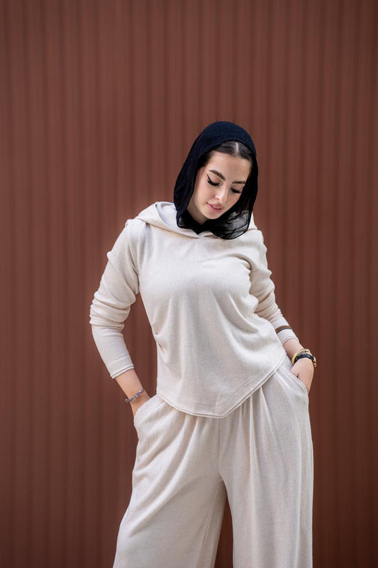Winter Wool Knitted Wool Set