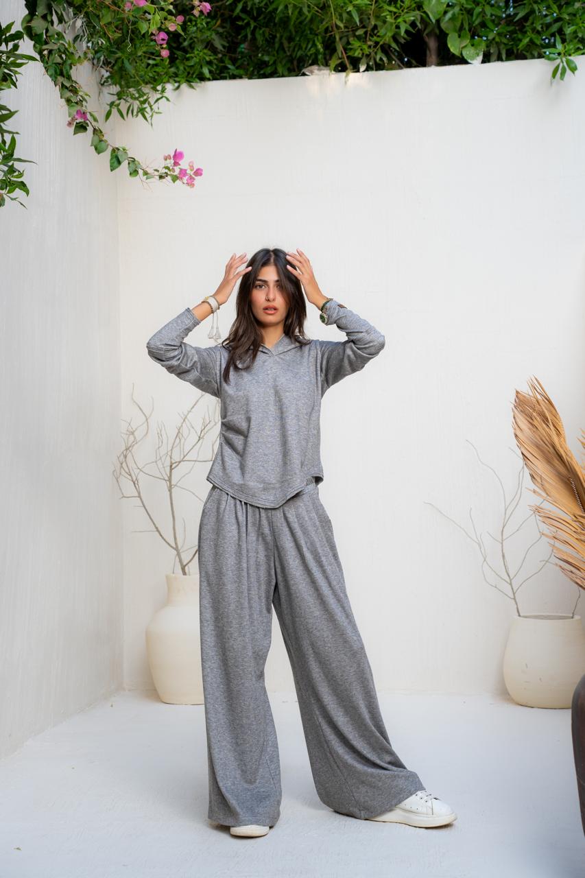 Winter Wool Knitted Wool Set In 3 Shades