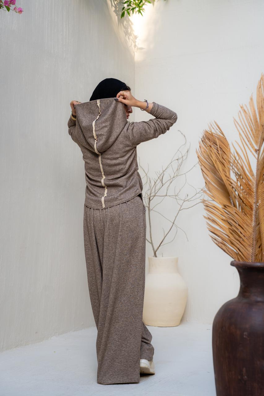 Winter Wool Knitted Wool Set In 3 Shades